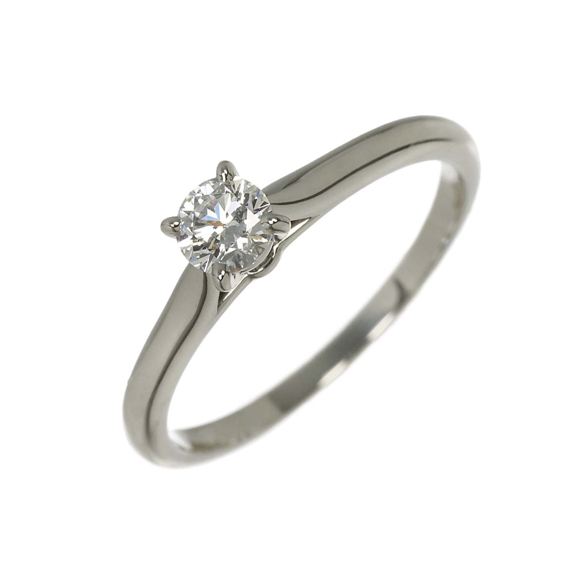 Diamond 0.27ct E/VS1/3EX Ring Platinum size52 6(US)
