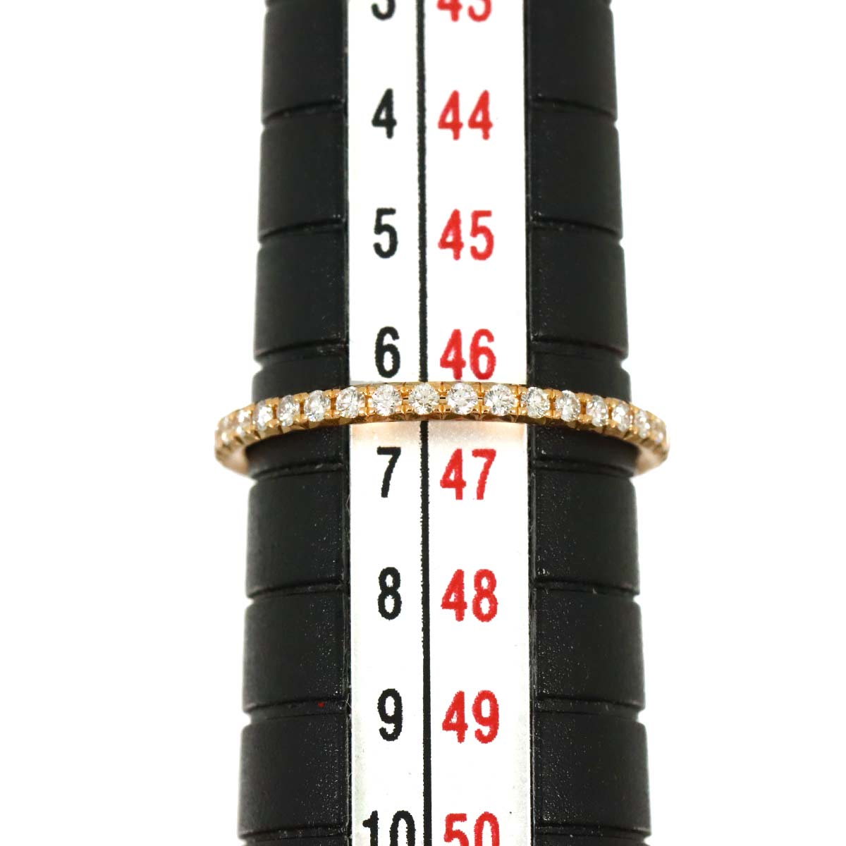 Metro Diamond Ring 18K PG 750 Size3.75-4(US)