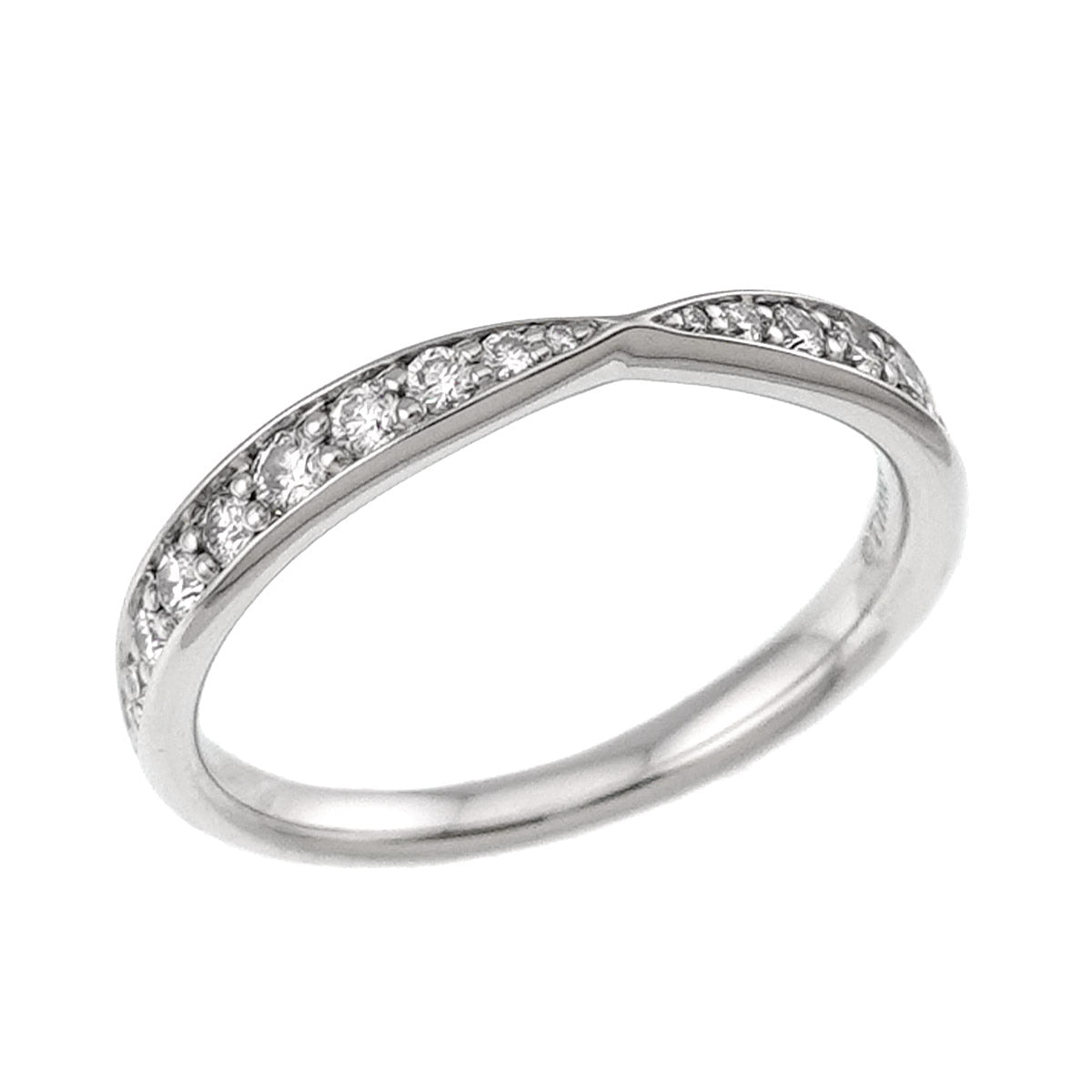 Harmony Band Ring Diamond Pt Platinum size4.5(US)