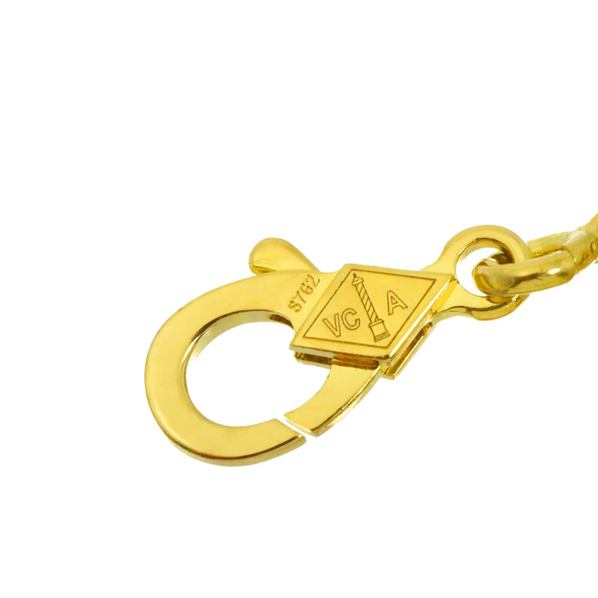 Vintage Alhambra 5P MOP Bracelet 18K YG 750