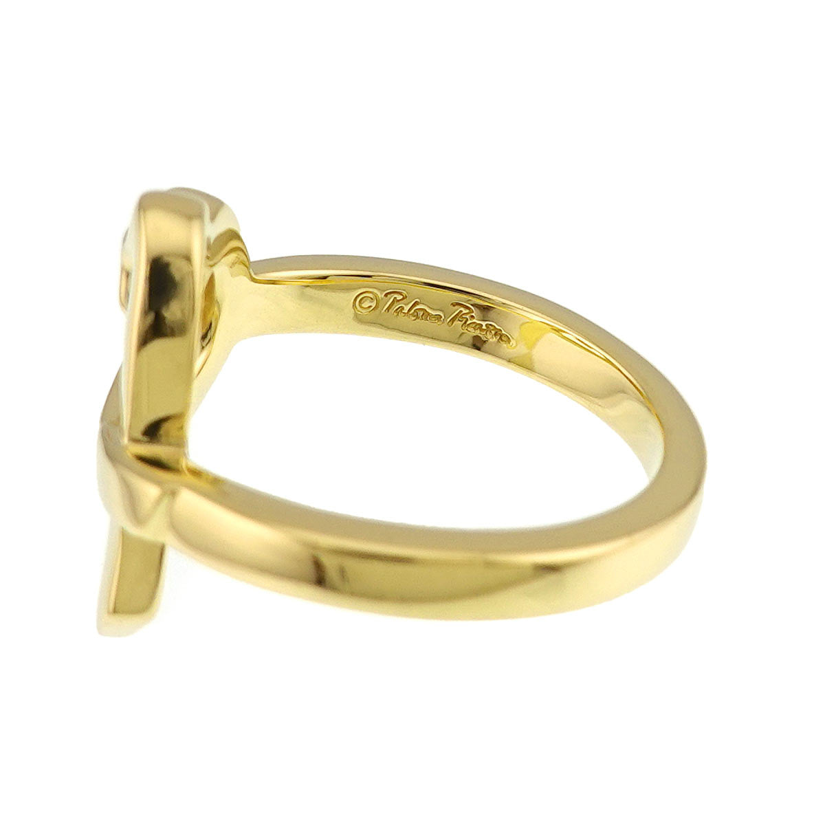 Loving Heart Ring 18K YG 750 Size5.25(US)