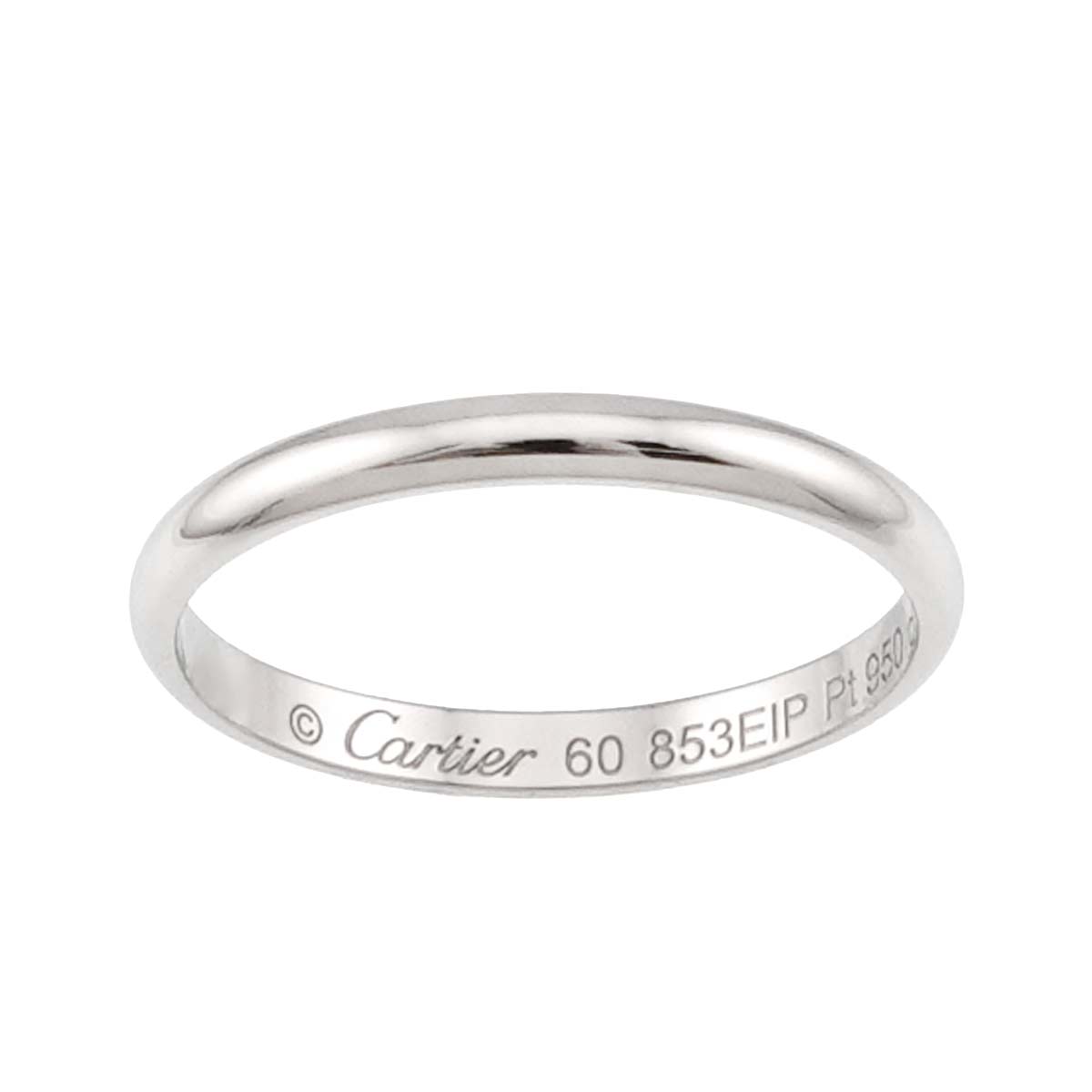 Classic Ring Platinum Size60 8.75-9(US)