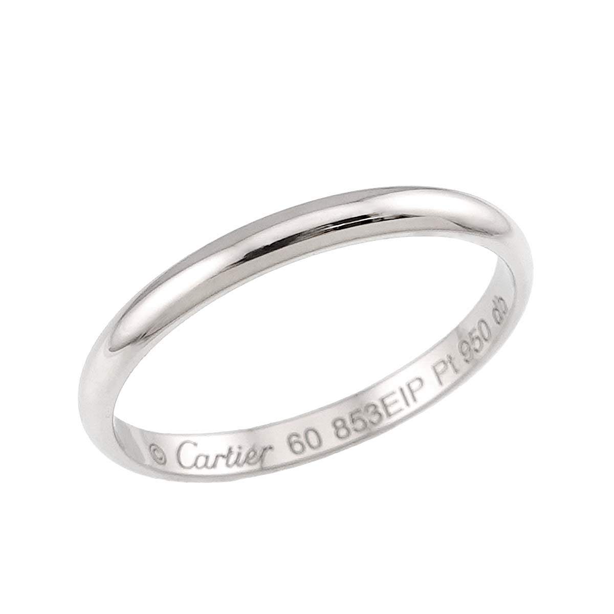 Classic Ring Platinum Size60 8.75-9(US)