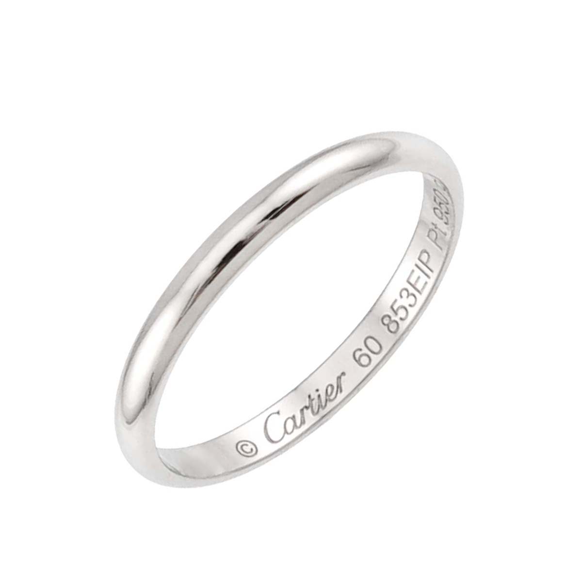 Classic Ring Platinum Size60 8.75-9(US)
