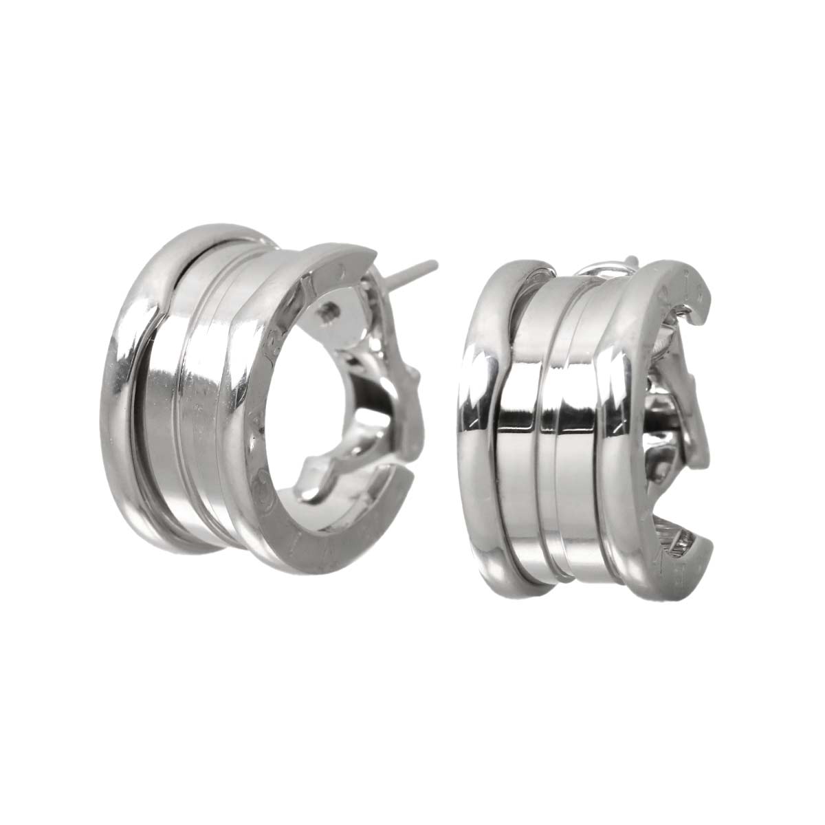 B-ZERO1 Earrings Pierced 18K White Gold 750