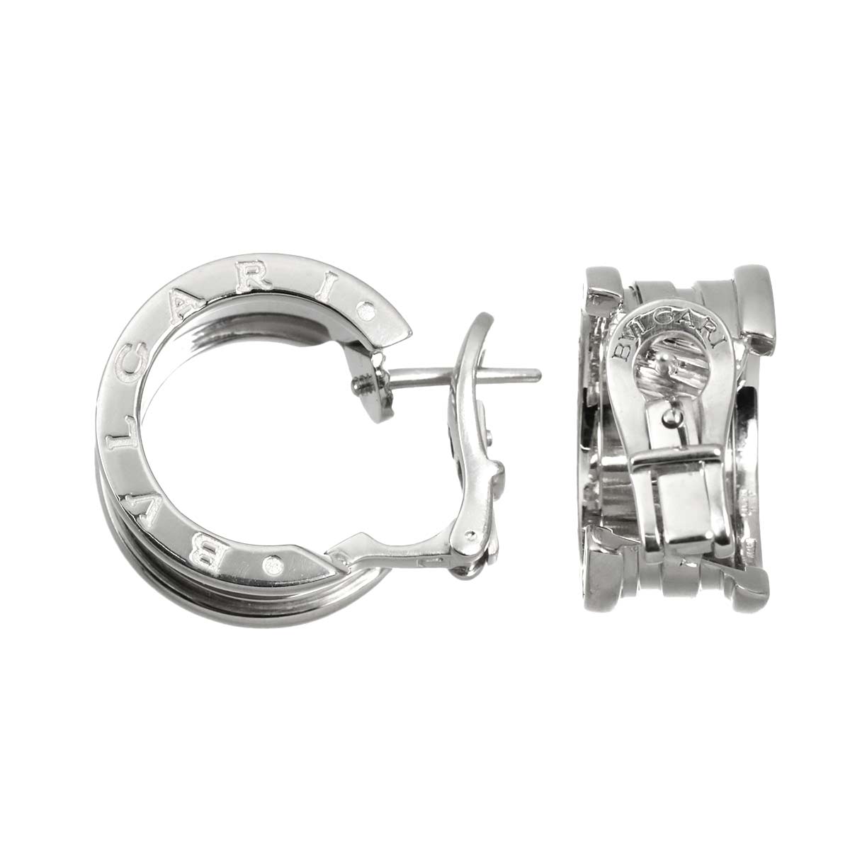 B-ZERO1 Earrings Pierced 18K White Gold 750