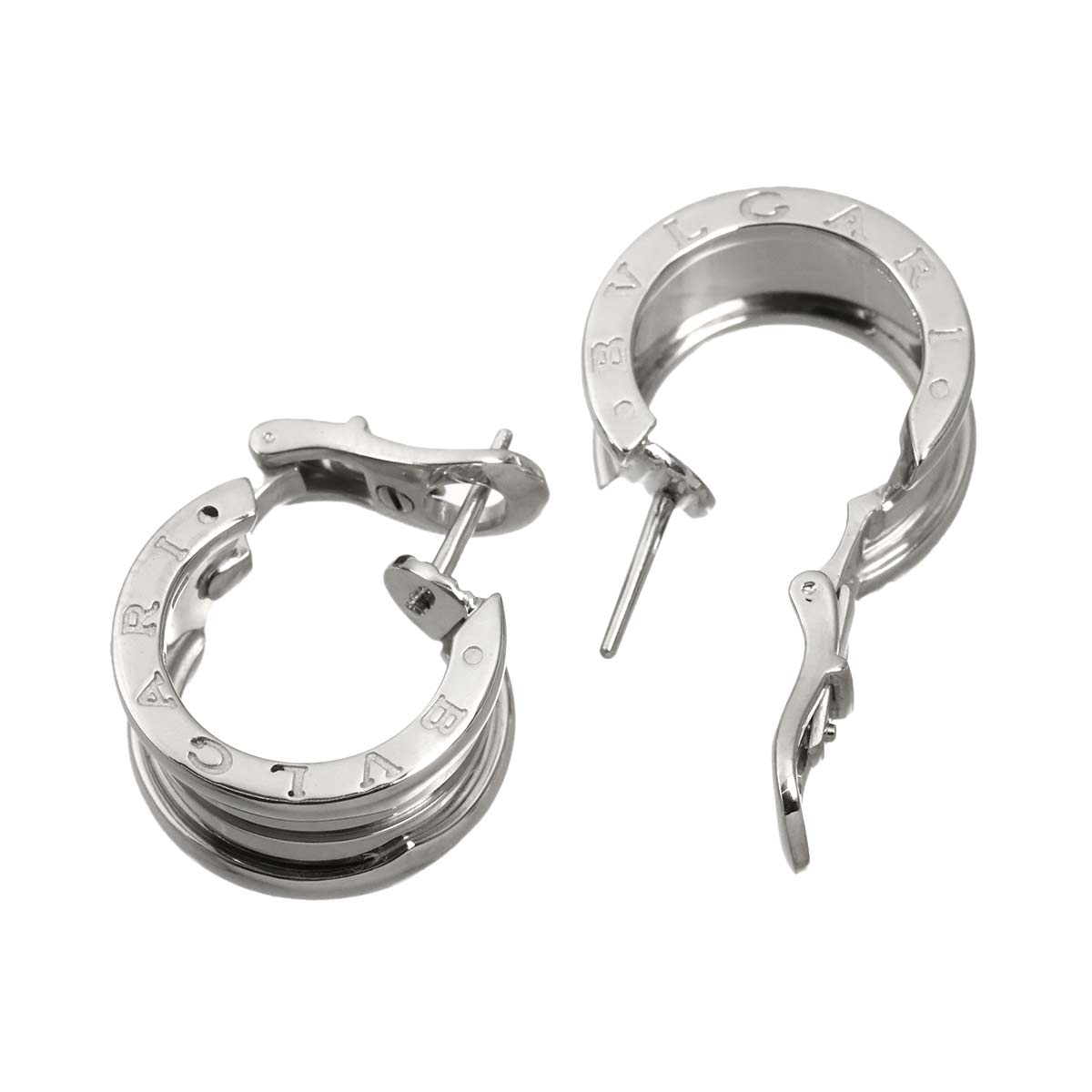 B-ZERO1 Earrings Pierced 18K White Gold 750