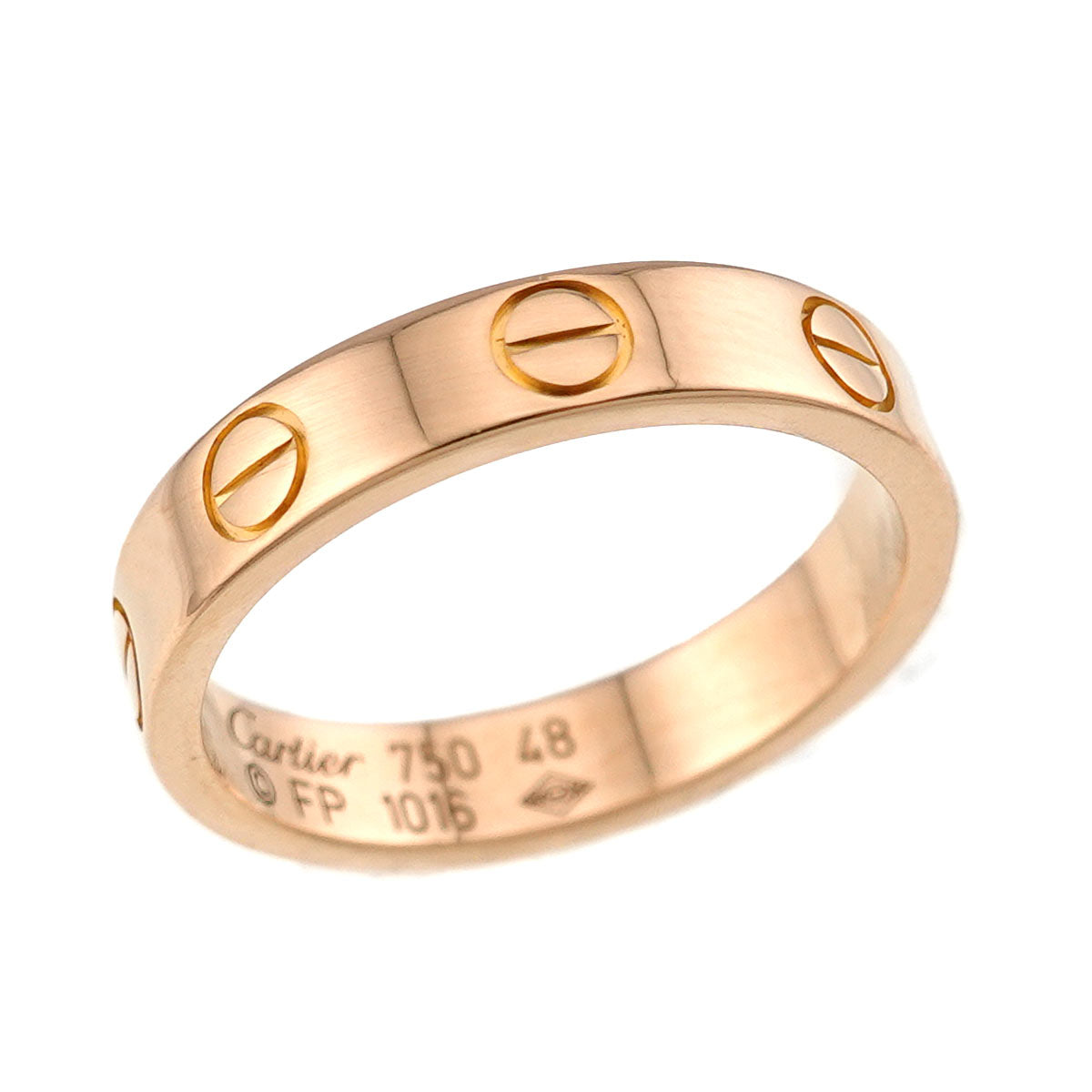Mini Love Ring 18K Pink Gold 750 size48 4.5(US)