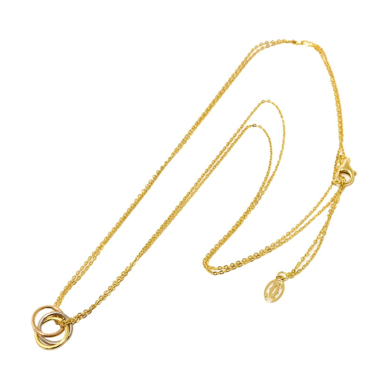 Trinity Necklace 18K YG WG PG 750
