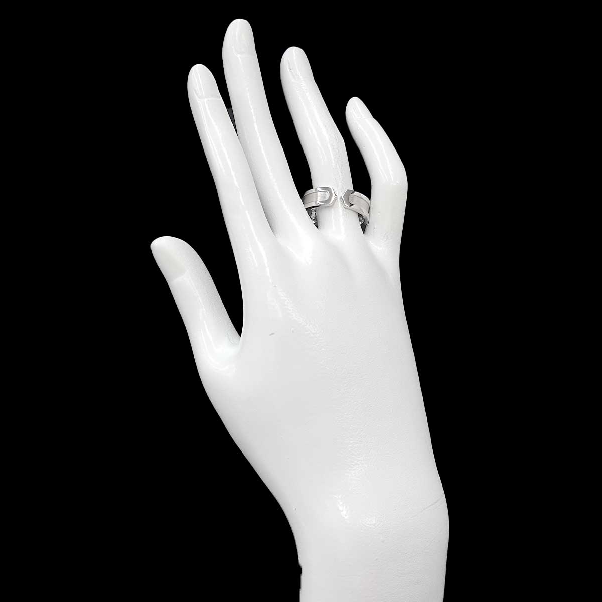 C2 SM Ring 18K White Gold 750 Size63 10-10.25(US)