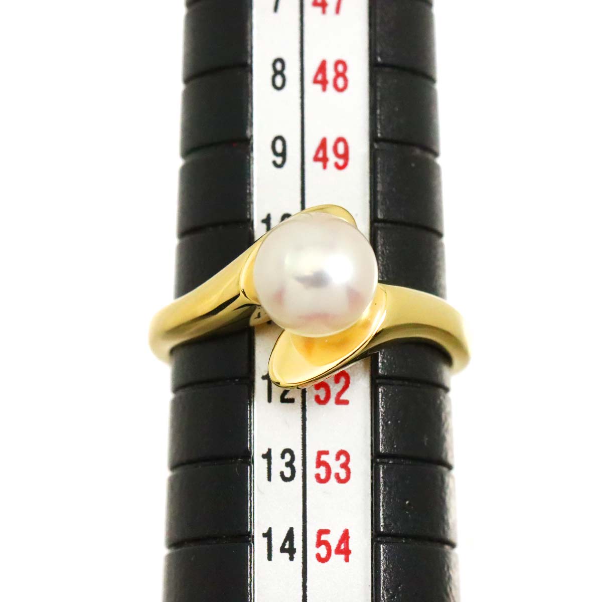 Akoya Pearl 7.1mm Ring 18K YG 750 Size5.5-5.75(US)