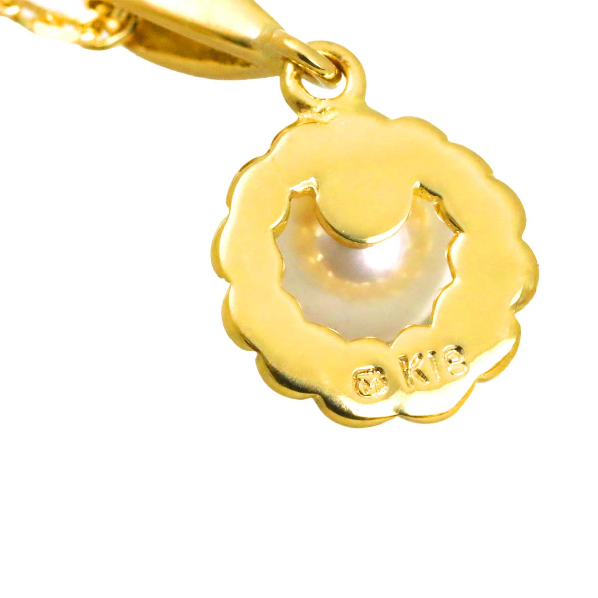 Baby Pearl 4.9mm Necklace 18K YG 750