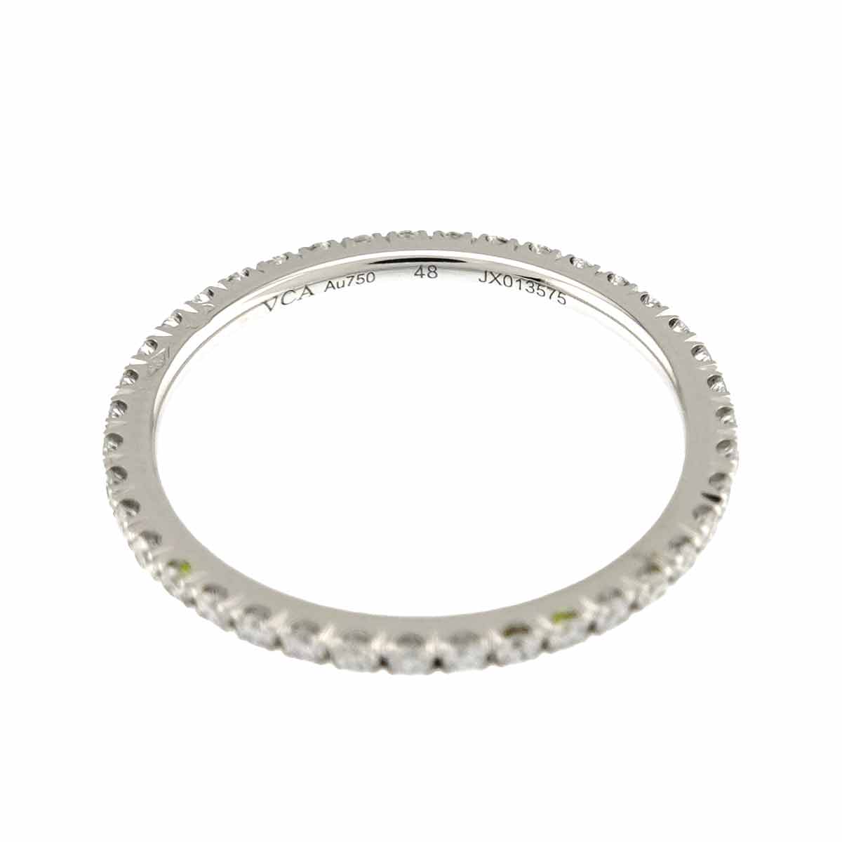 Diamond Ring 18K K18 WG 750 size48 4.5(US)