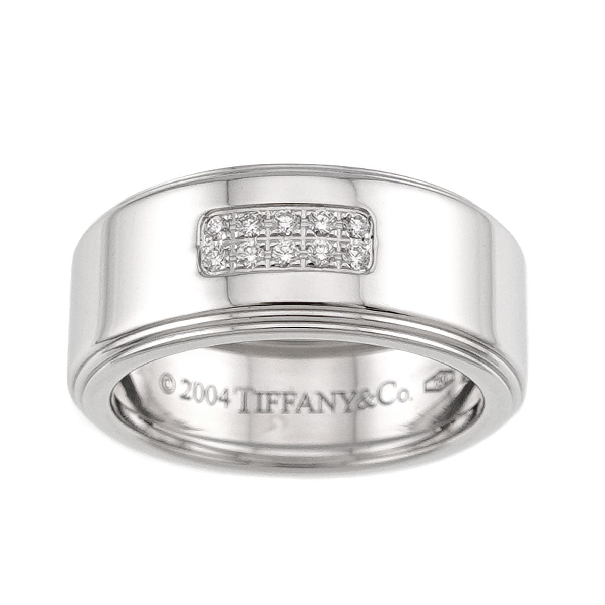 Century Diamond Ring 18K White Gold 750 size6-6.25(US)
