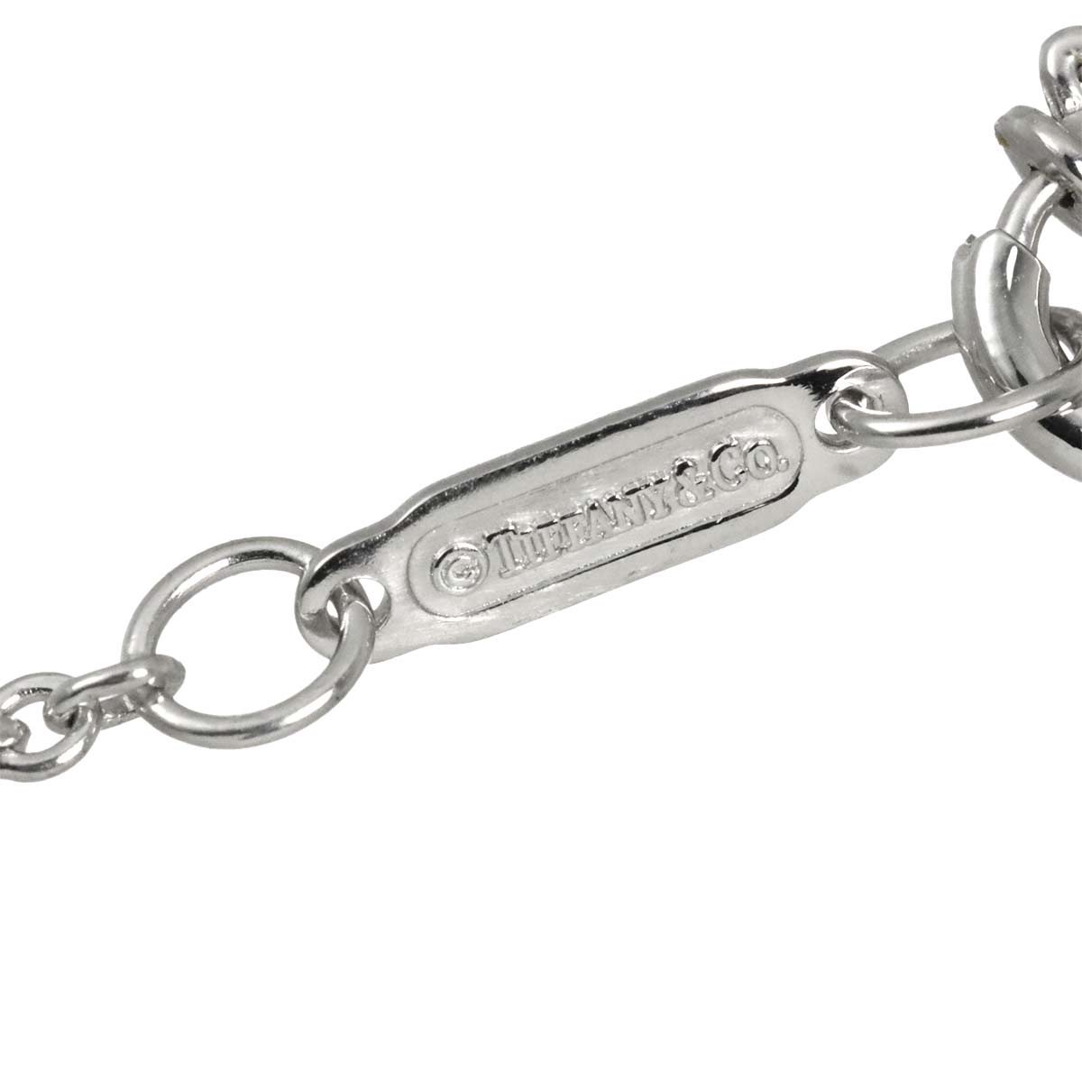 Cross Diamond Necklace 18K White Gold 750