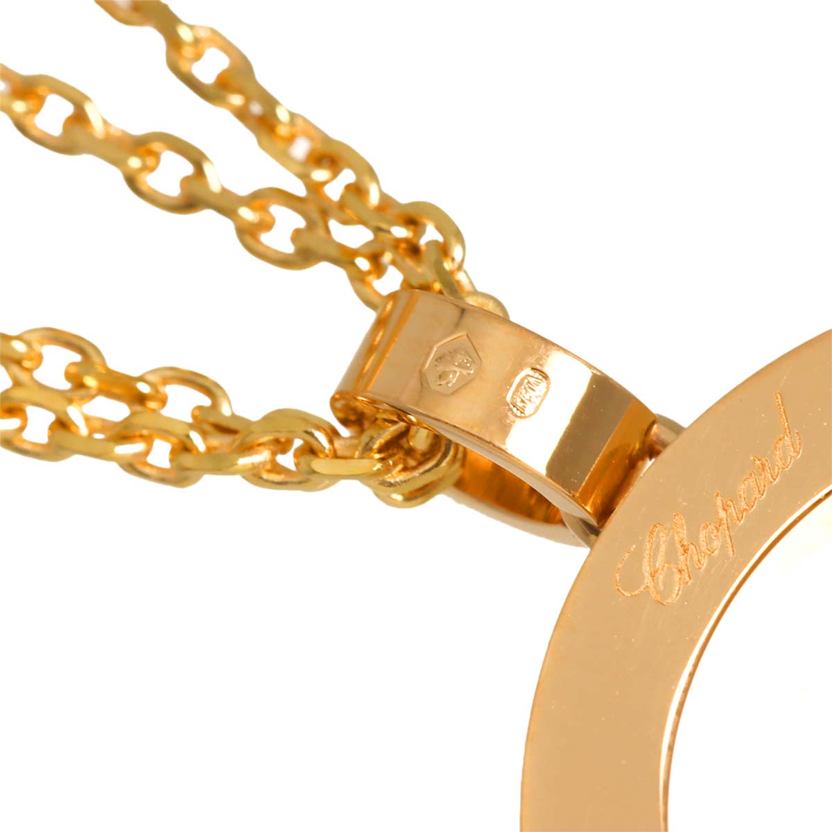 Happy Diamond Bubble Necklace 18K PG 750