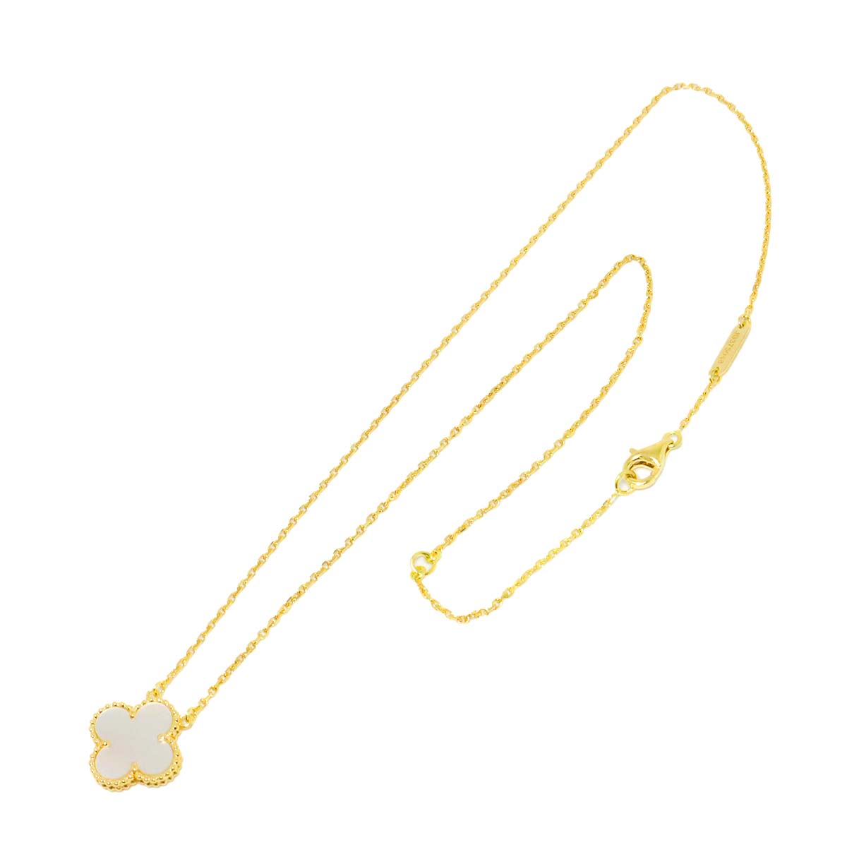Vintage Alhambra MOP Necklace 18K YG 750