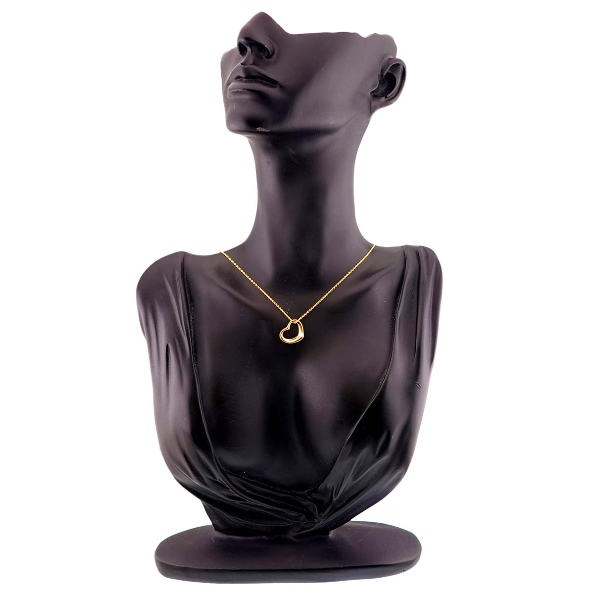 Open Heart Necklace 18K Yellow Gold 750