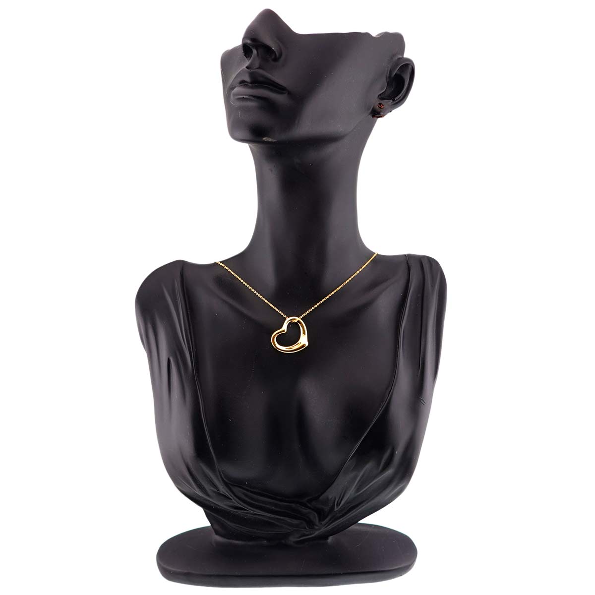 Open Heart Necklace 18K Yellow Gold 750