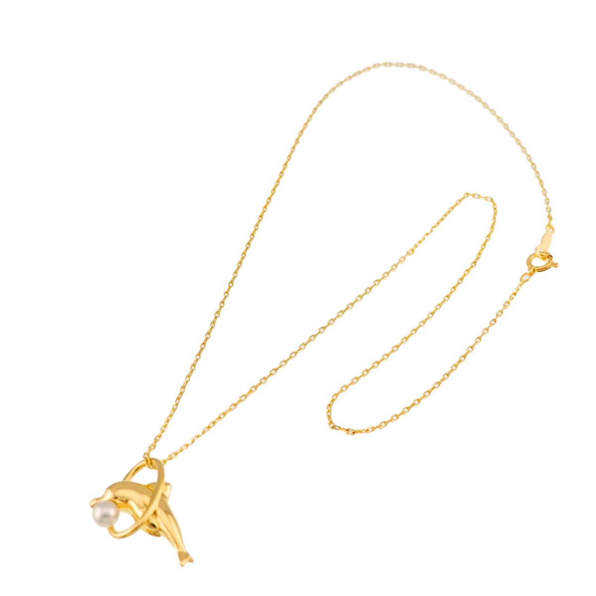 Baby Pearl 4.2mm Necklace 18K YG 750