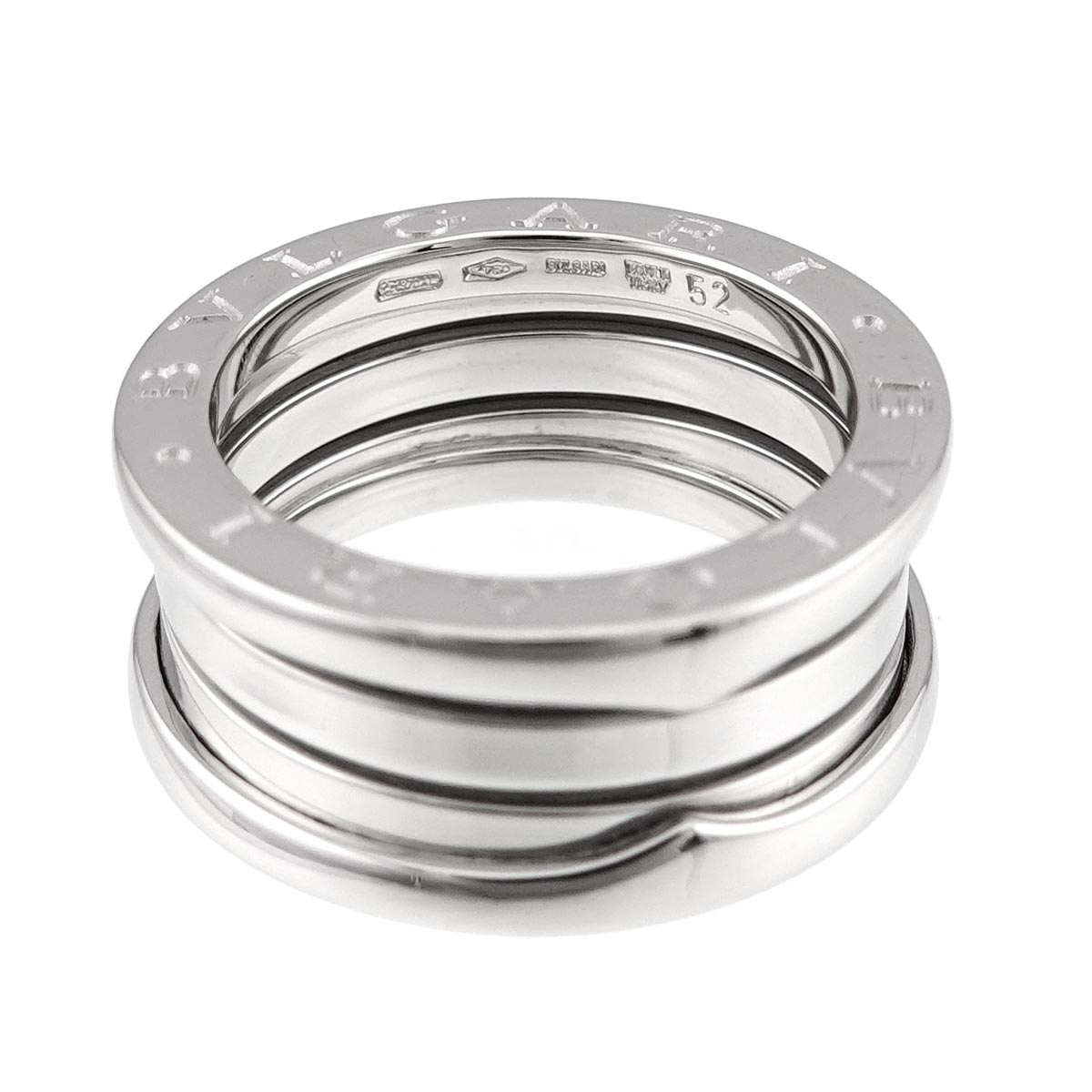 B-ZERO1 3 BAND Ring 18K White Gold 750 Size52 5.75-6(US)