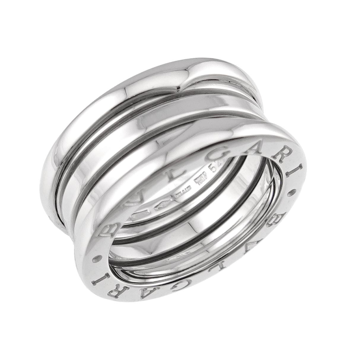 B-ZERO1 3 BAND Ring 18K White Gold 750 Size52 5.75-6(US)