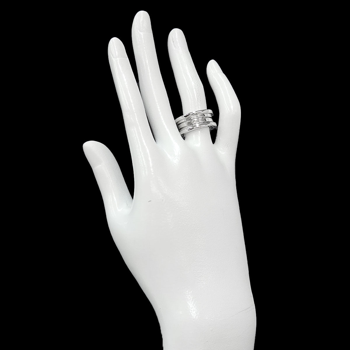 B-ZERO1 3 BAND Ring 18K White Gold 750 Size52 5.75-6(US)