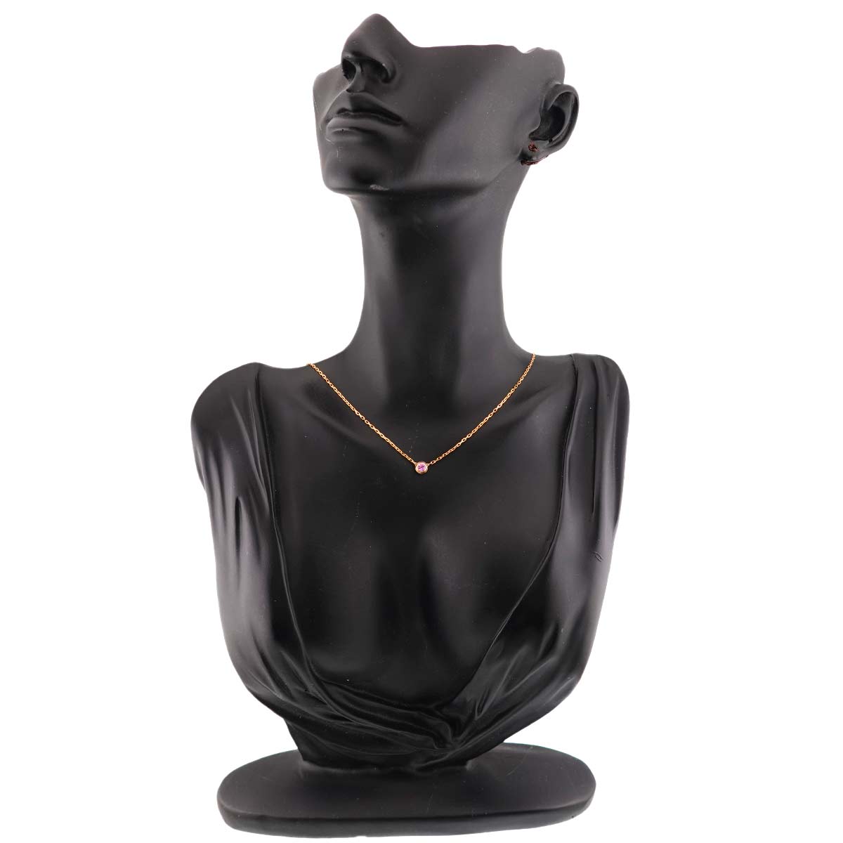 d Amour Sapphire Necklace 18K Pink Gold 750