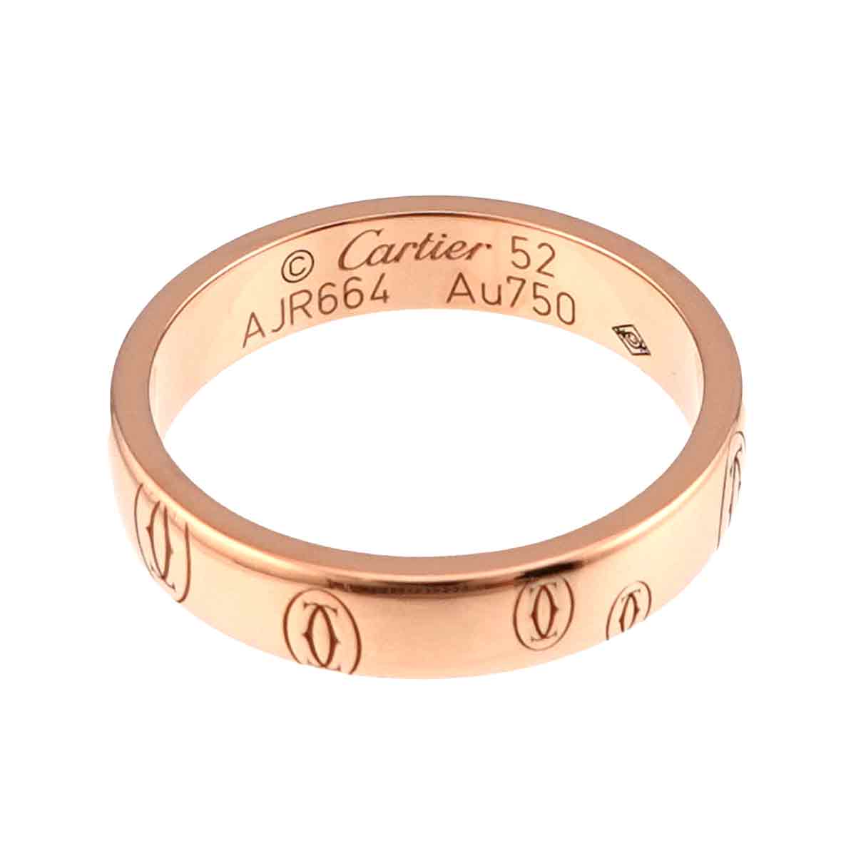 Happy birthday SM Ring 18K PG 750 size52 5.75-6(US)