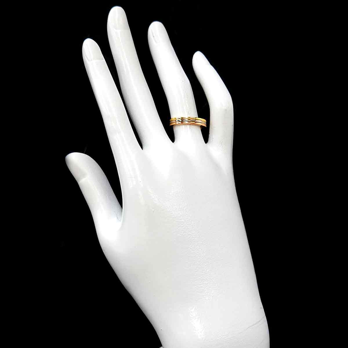 Vendome Ring 18K YG WG PG 750 size50 5.25(US)