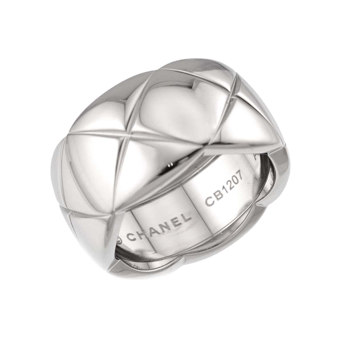 Coco Crush LM Ring 18K WG 750 size53 6.25-6.5(US)