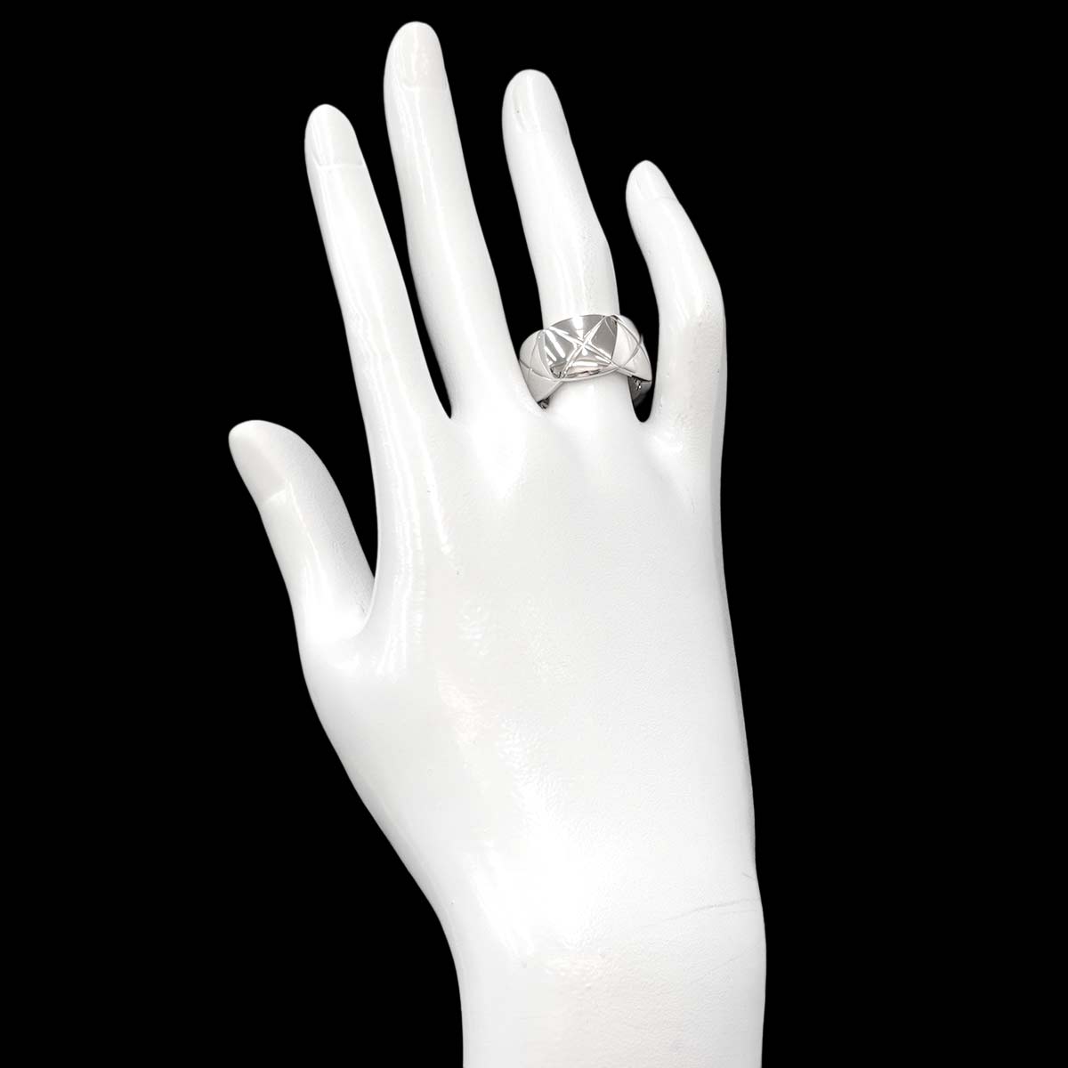 Coco Crush LM Ring 18K WG 750 size53 6.25-6.5(US)