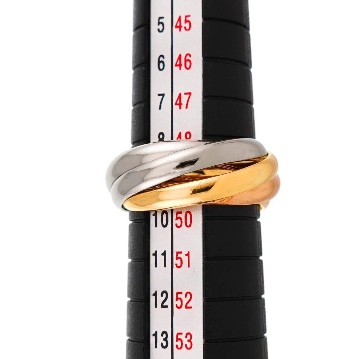Trinity SM Ring 18K YG WG PG 750 Size49 4.75-5(US)
