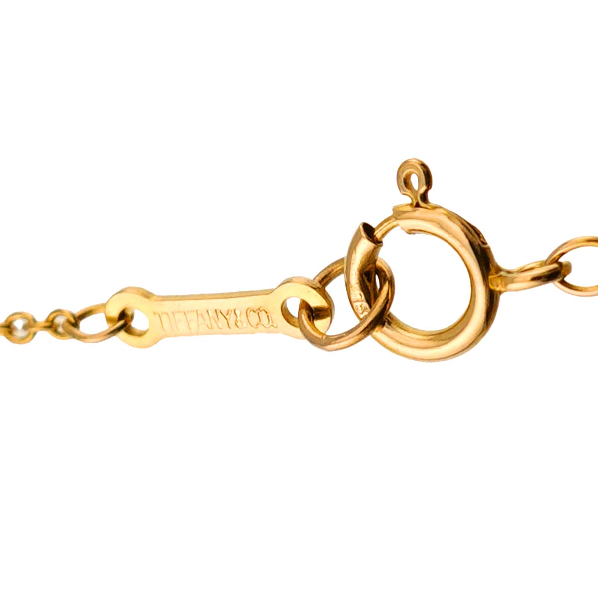 Open Heart Necklace 18K Yellow Gold 750