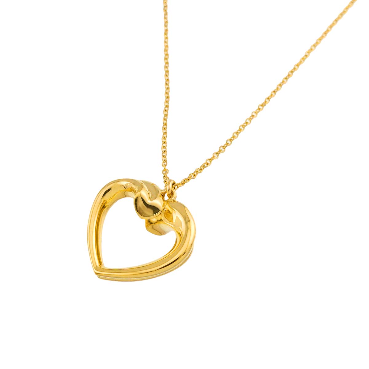 Heart Necklace 18K Yellow Gold 750