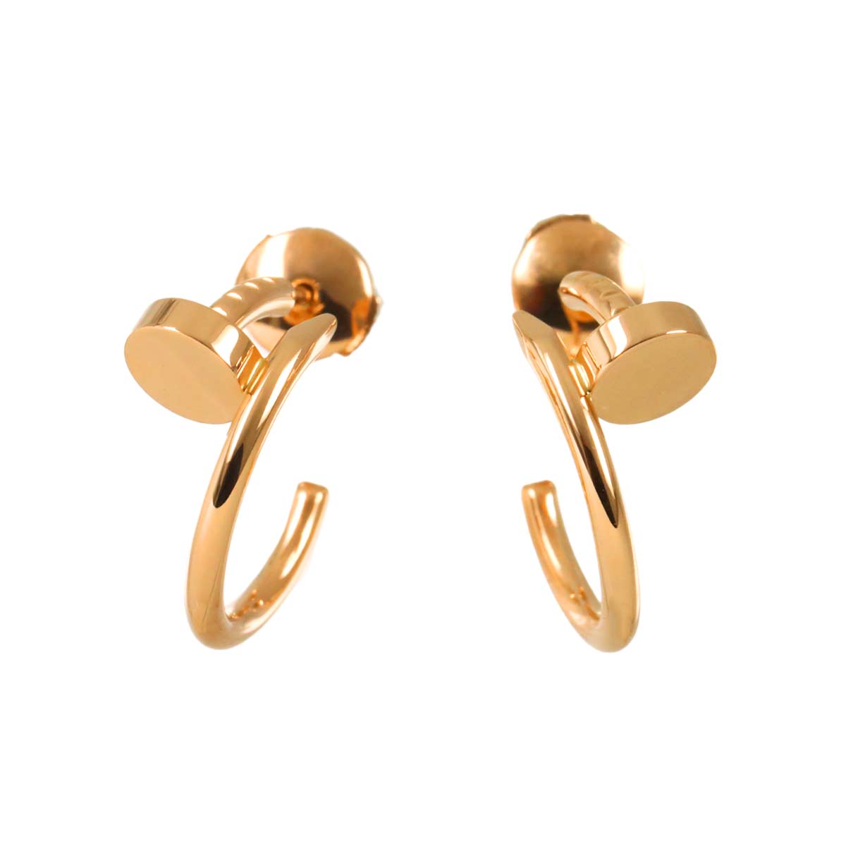 JUSTE UN CLOU Small Earrings Pierced 18K PG 750