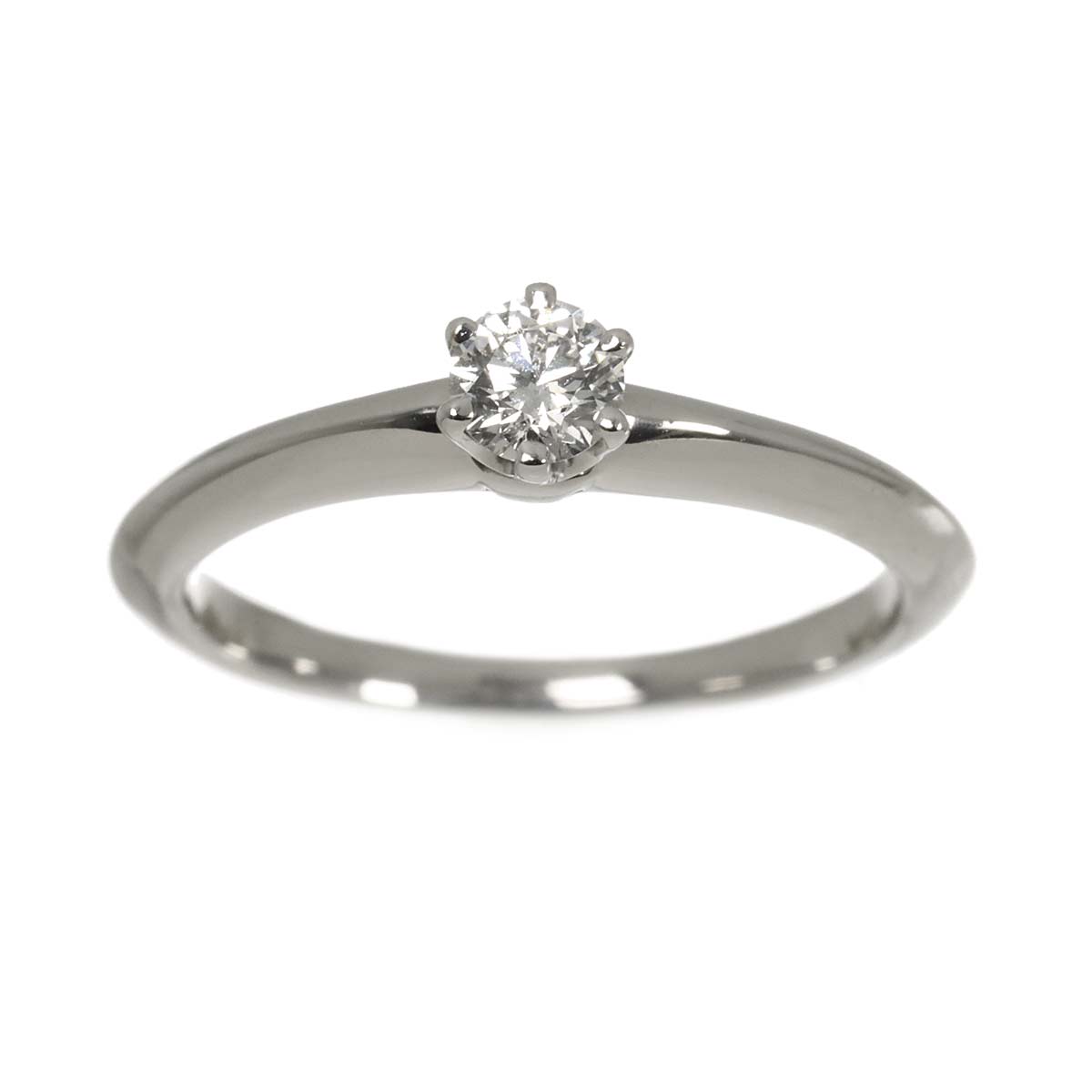 Diamond 0.20ct F/VS1 Ring Pt 5-5.25(US)