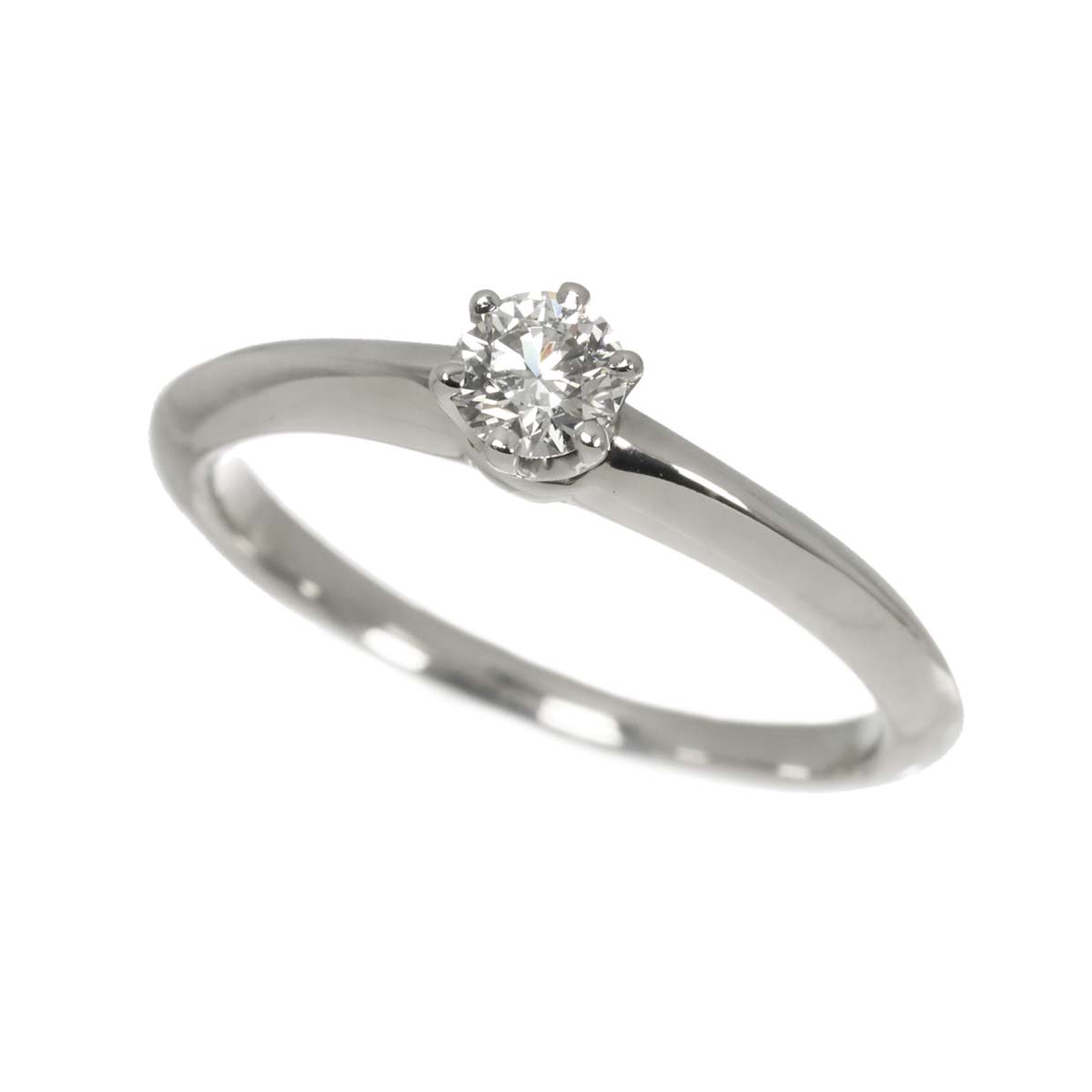 Diamond 0.20ct F/VS1 Ring Pt 5-5.25(US)