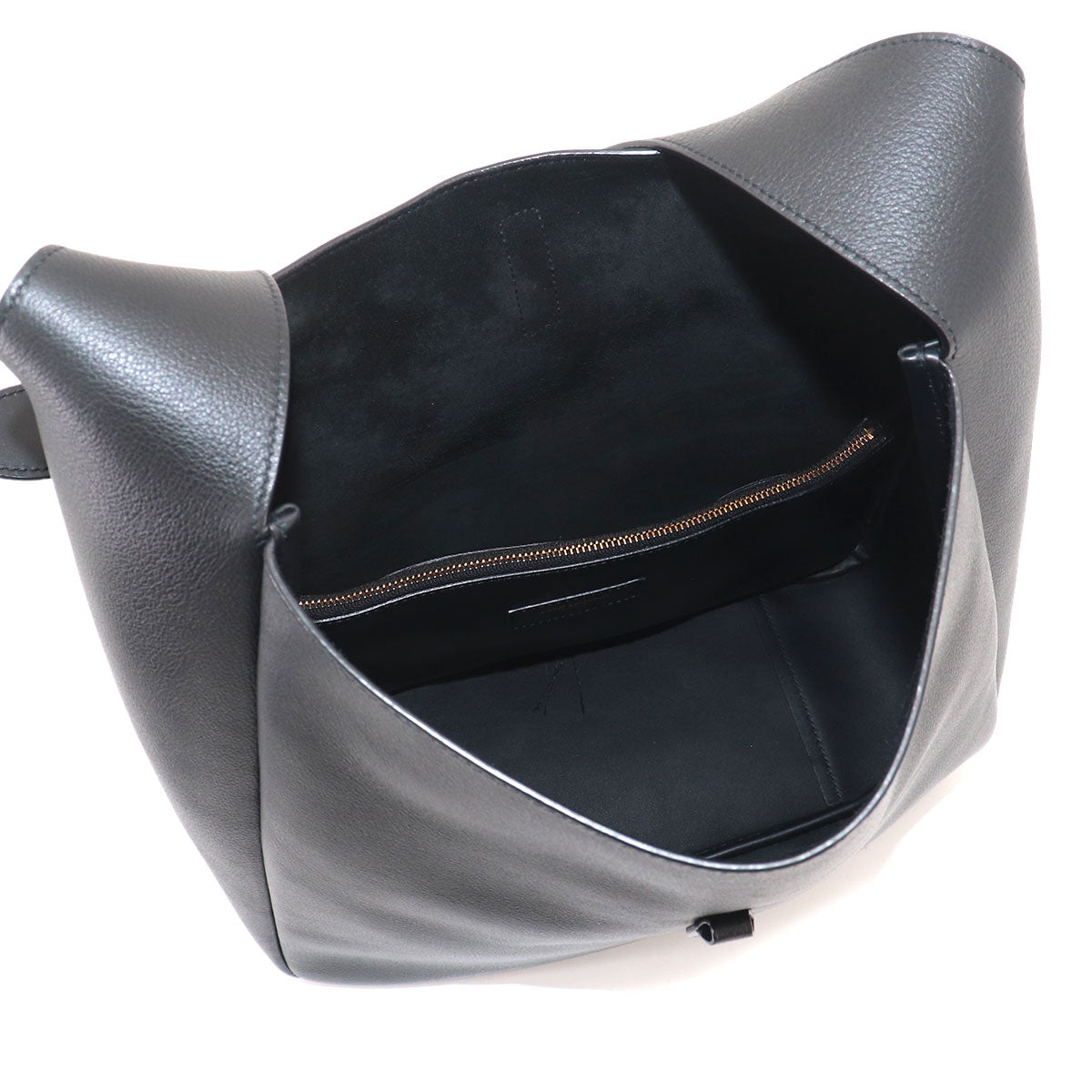 LE5A7 Large Shoulder Bag Leather Black 753837 Purse