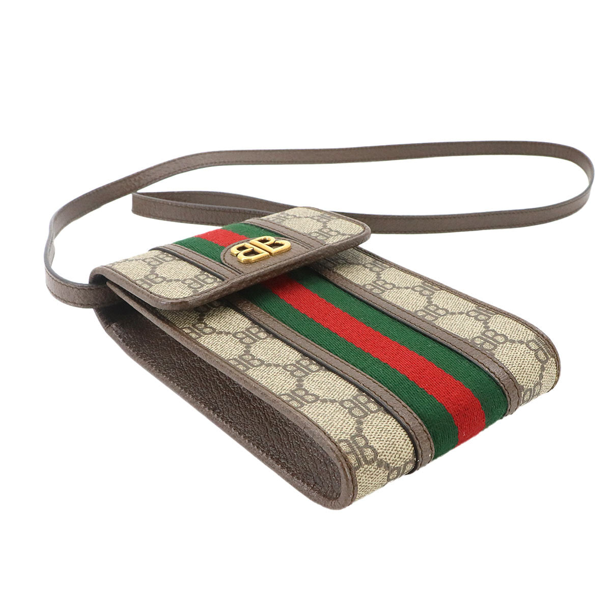 GUCCI The Hacker Project Phone Holder Shoulder Bag Beige