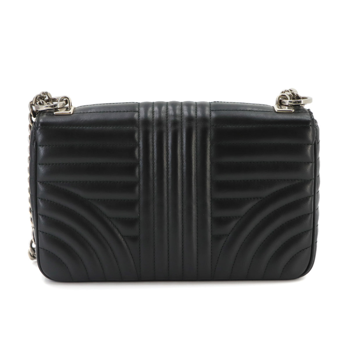 Diagramme Chain Shoulder Bag Leathear Black 1BD135 Purse