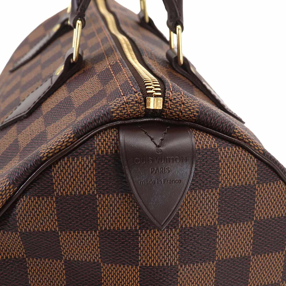 Damier Speedy 30 Hand Bag Ebene N41364 Brown Purse
