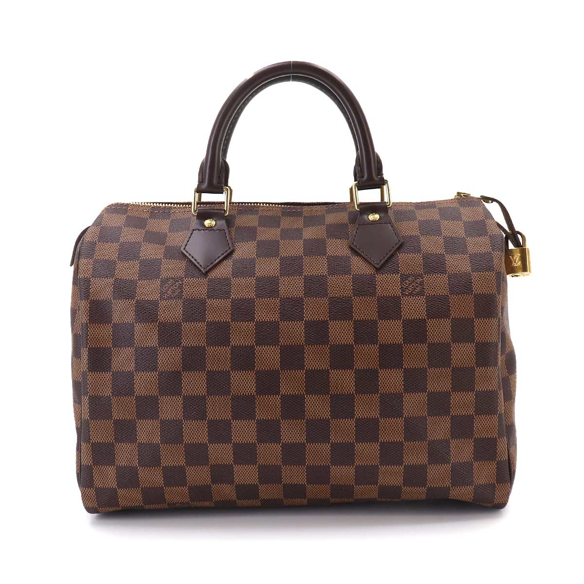 Damier Speedy 30 Hand Bag Ebene N41364 Brown Purse