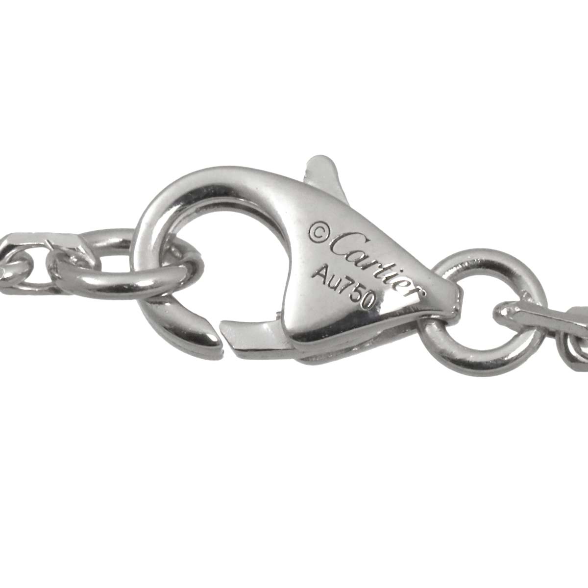 Baby Love Diamond Necklace 18K K18 WG White Gold 750