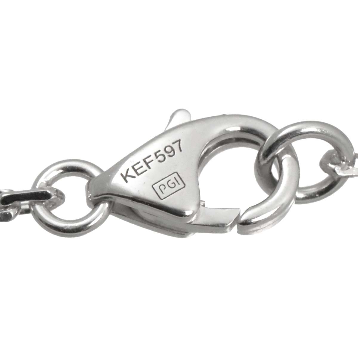 Baby Love Diamond Necklace 18K K18 WG White Gold 750