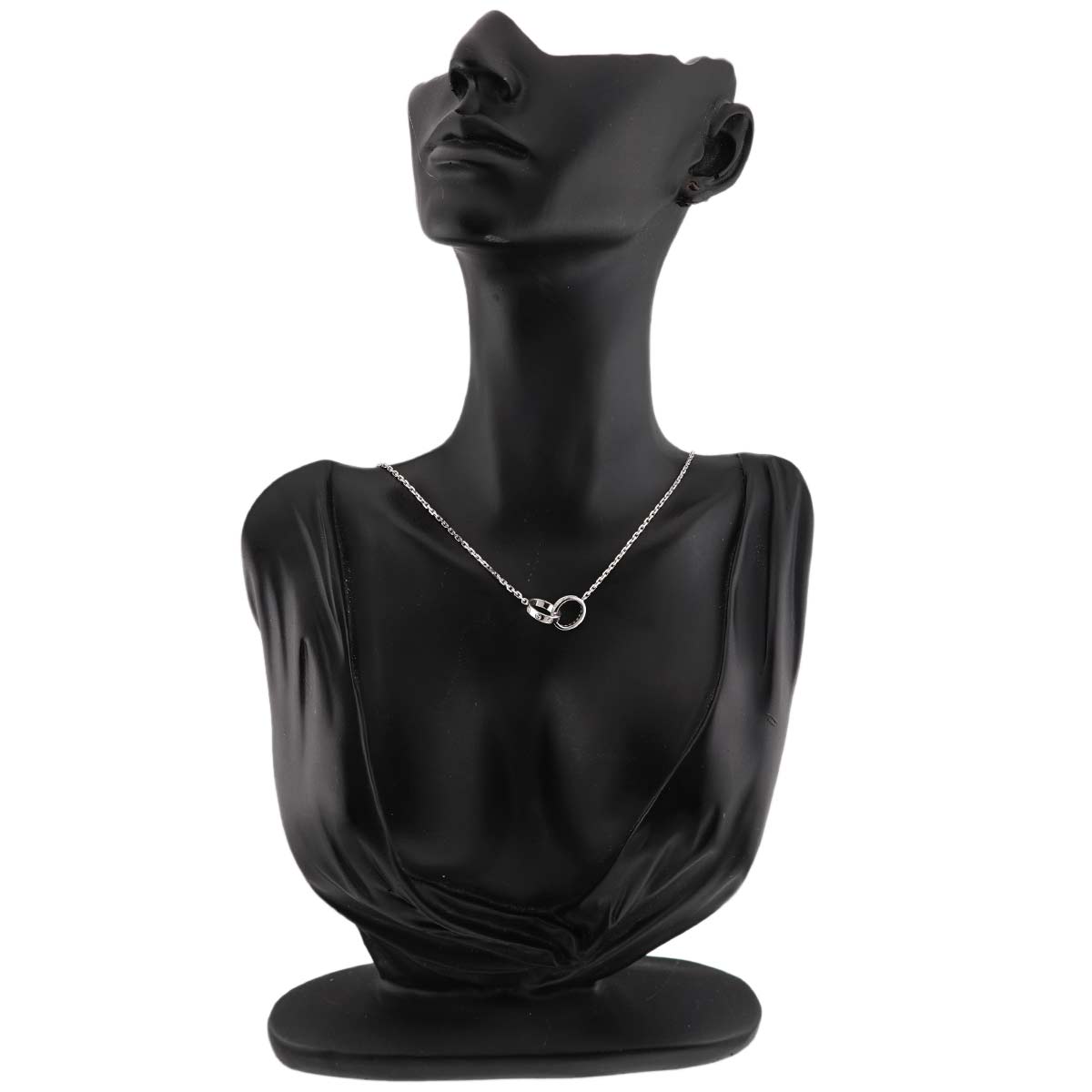 Baby Love Diamond Necklace 18K K18 WG White Gold 750