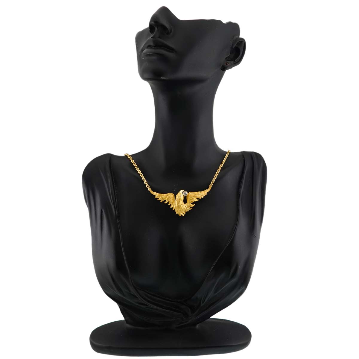Diamond Necklace 18K Yellow Gold 750