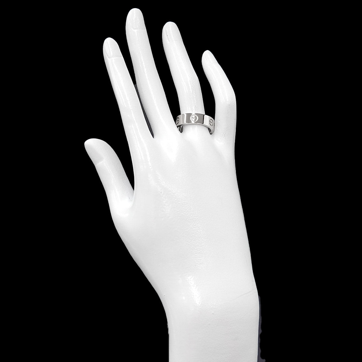 Love Ring 18K White Gold 750 size58 8-8.25(US)