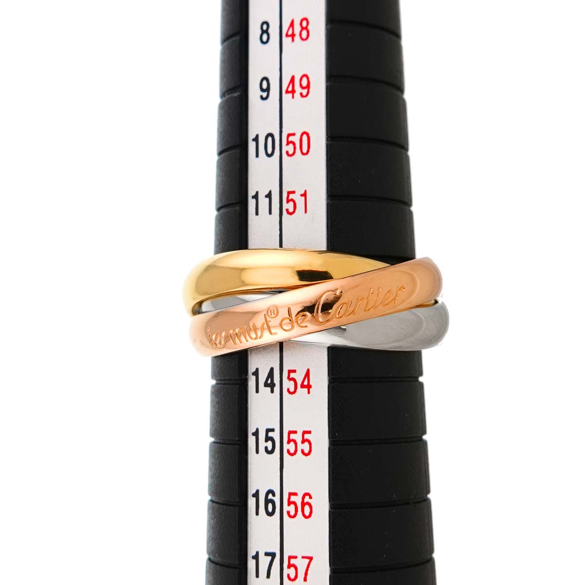 Trinity MM Ring 18K YG WG PG 750 Size53 6-6.25(US)