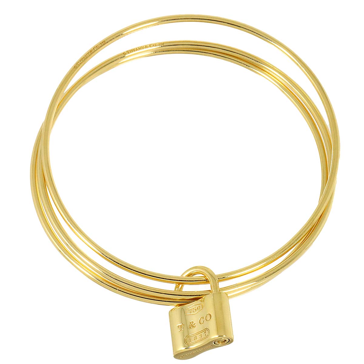 1837 Bangle Bracelet 18K Yellow Gold 750